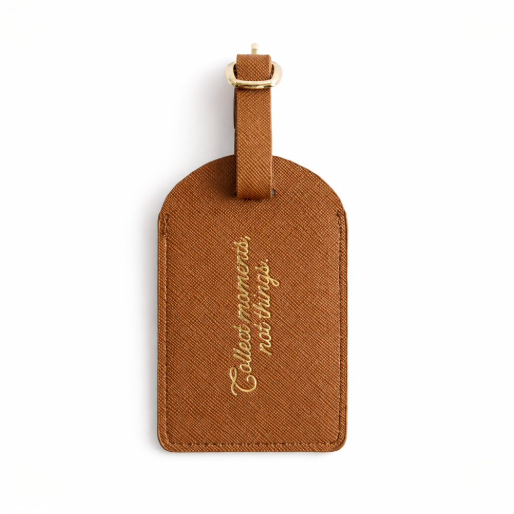 K&Co. Journey Collection Luggage Tag - TAN